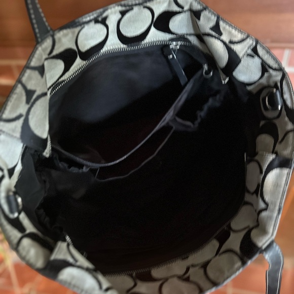 Coach Diaper Bag Tote- Black - Picture 3 of 4